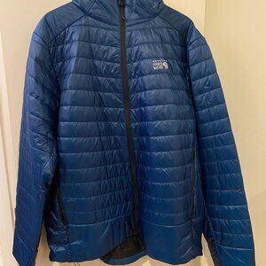 Mountain Hardwear Ghost Shadow Hoodie, New w/Tags, Men's Dark Caspian Blue XXL